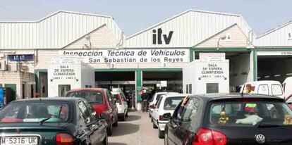 Estación de ITV en San Sebastián de los Reyes, Madrid.