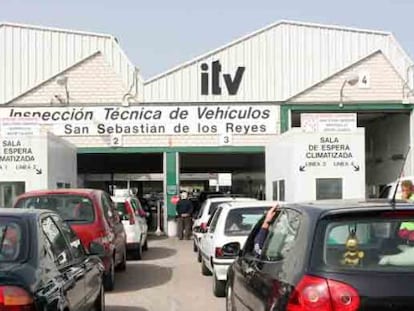 Estaci&oacute;n de ITV en San Sebasti&aacute;n de los Reyes, Madrid.