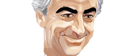 Caricatura de Miguel Ferre, secretario de Estado de Hacienda.