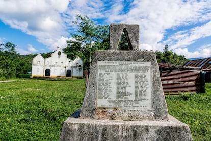 Memorial por las víctimas de la guerra civil de Guatemala.