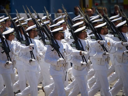 Desfile del Día de las Fuerzas Armadas celebrado en Granada el pasado 3 de junio.
