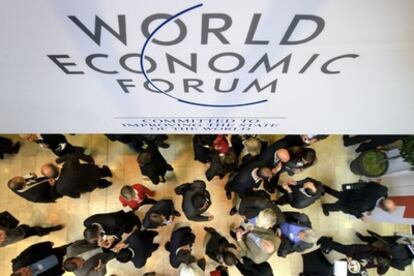 Imagen del Centro de Congresos de la ciudad suiza de Davos, donde se celebra cada año la reunión del Foro Económico Mundial.