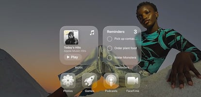 Interfaz transparente en iOS 26 de Apple