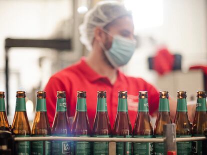 Fábrica de cervezas La Sagra en Numancia de la Sagra, Toledo, en una imagen facilitada por la empresa.