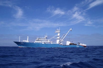El barco 'Txori Argi' en una imagen de archivo de la empresa Inpesca