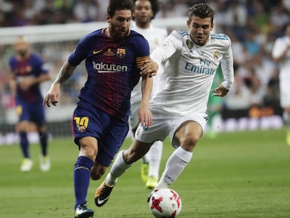 Messi y Kovacic en agosto en la Supercopa.