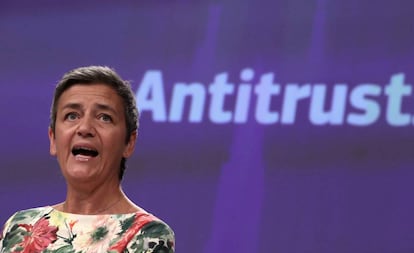 La comisaria de Competencia, Margrethe Vestager.