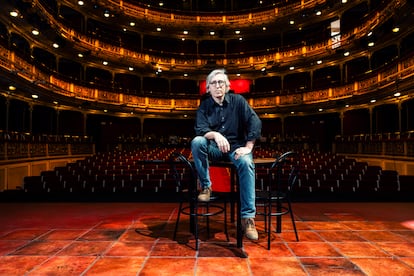 Otra imagen de Trueba en el Teatro María Guerrero.