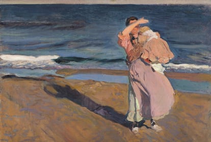 'Pescadora con su hijo', de 1908