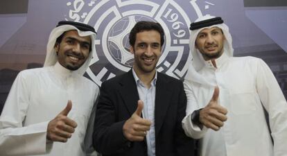 Raúl, durante la presentación