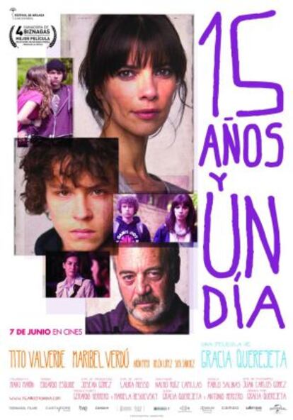 Cartel de '15 años y un día', sexta película de la cineasta Gracia Querejeta.