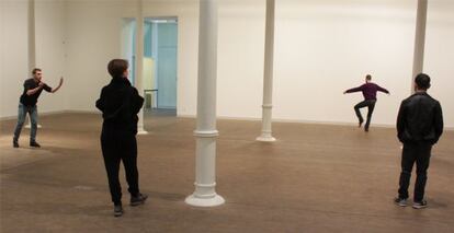 'Perfomance' en la Fundació Tàpies.