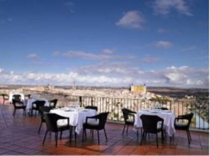 Terraza del Parador de Toledo.