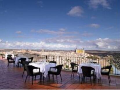 Terraza del Parador de Toledo.