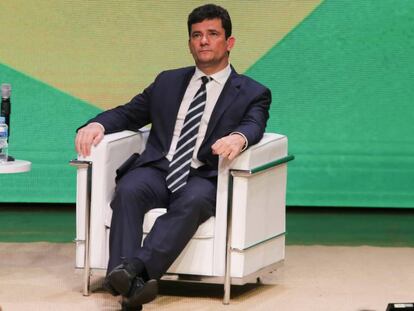 Sérgio Moro, ministro de Justicia de Brasil, en octubre pasado. 