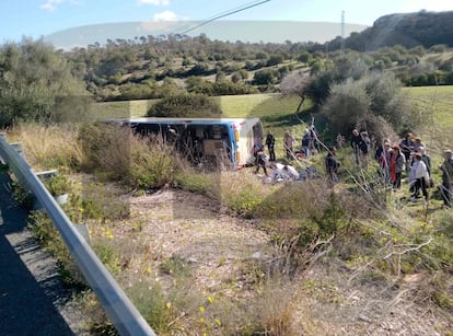 Accidente autobus Imserso en Mallorca