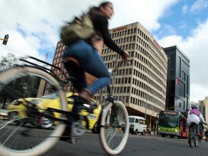 Los coches dejan de circular por un día en Bogotá este jueves.