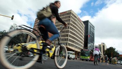 Los coches dejan de circular por un día en Bogotá este jueves.