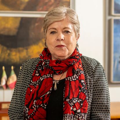 Alicia Bárcena, Secretaria de Relaciones Exteriores de México, en las oficinas de la SRE en Ciudad de México, el 2 de mayo de 2024.