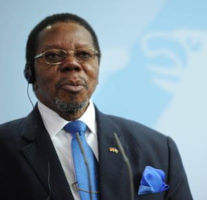 Foto tomada en septiembre de 2010 de Bingu wa Mutharika.