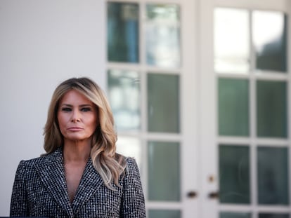 Melania Trump, el día de Acción de Gracias en la Casa Blanca.