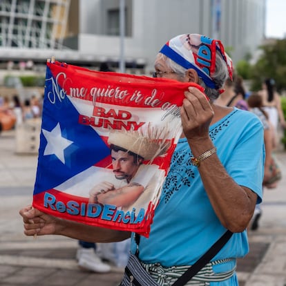 Color previo al concierto de BAD BUNNY en San Juan, Puerto Rico el 4 de septiembre del 2025.