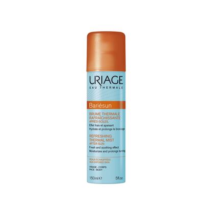 Bariesun Bruma Calmante Spray After Sun, de Uriage, enriquecida con agua termal. Compra por 10,80€ en Mifarma.