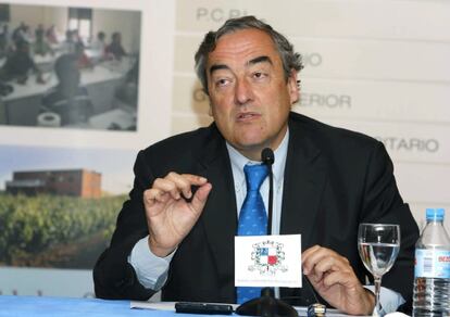 El presidente de la CEOE, Juan Rosell