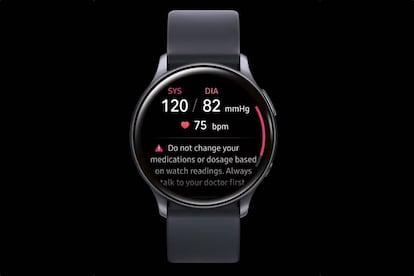 The Samsung Health Monitor, available through the Samsung Galaxy Watch.