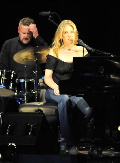 Diana Krall, el pasado martes en el Conde Duque.