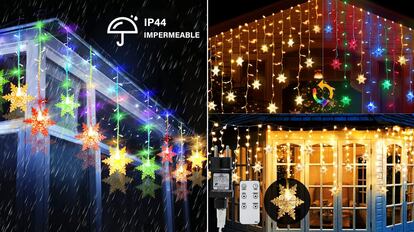 En la compra de luces de navidad exterior se puede elegir este producto.