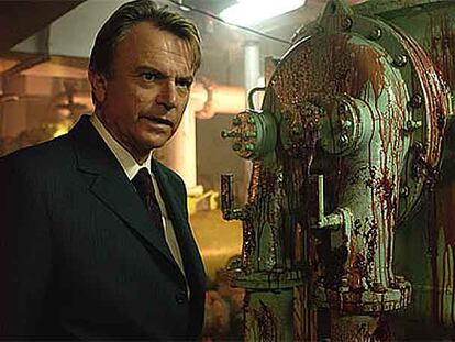 Eric Benirrall (Sam Neill), en una escena de <i>El triángulo de las Bermudas. </i>