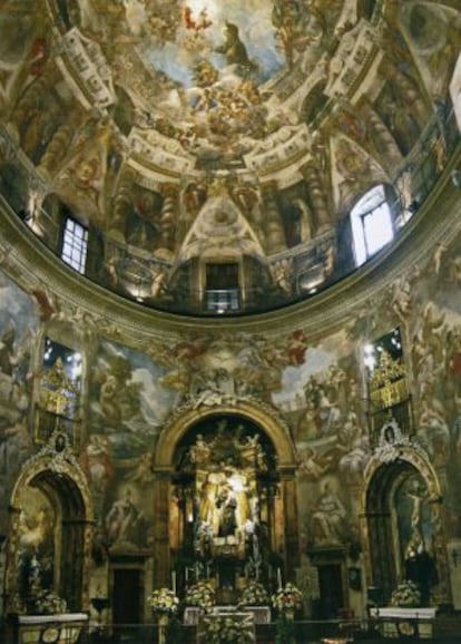 Interior de la iglesia San Antonio de los Alemanes.