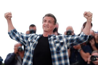 Sylvester Stallone, en la presentacin de la cinta 'Rambo 5: Last Blood'.