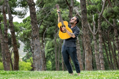 Otra imagen de Néstor Pardo en Madrid. 