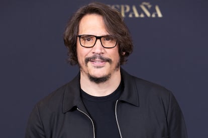 El actor Sergio Peris-Mencheta en la presentación de 'Traitors España', en febrero de 2023.