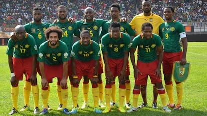 El equipo de Camerún.