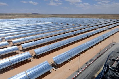 Centra termo solar de ciclo combinado en Ain Beni Mathar (Marruecos).