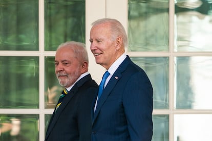 Joe Biden y Luiz Inácio Lula da Silva