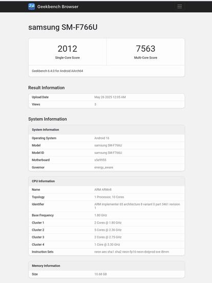 Procesador Exynos 2500 que utilizará el Samsung Galaxy Z Flip7