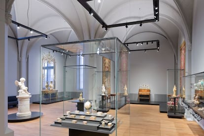 Una imagen de la sala del siglo XVIII del renovado Rijksmuseum.