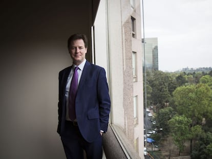 Nick Clegg, en la Ciudad de México.