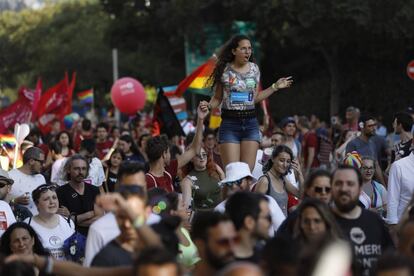 Miles de personas asisten a la Marcha del Orgullo LGTB en Jerusalén (Israel).