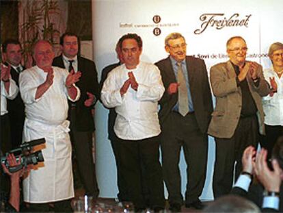 Los restauradores catalanes homenajean a Arzak