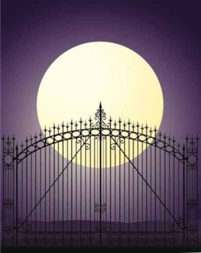 La verja del cementerio Sleepy Hollow.