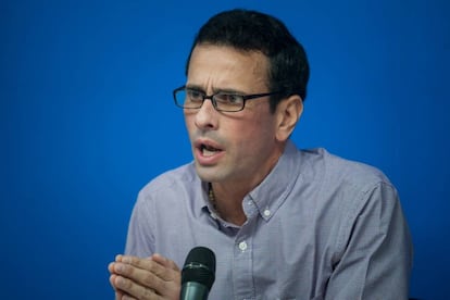 Henrique Capriles, uno de los líderes de la MUD.