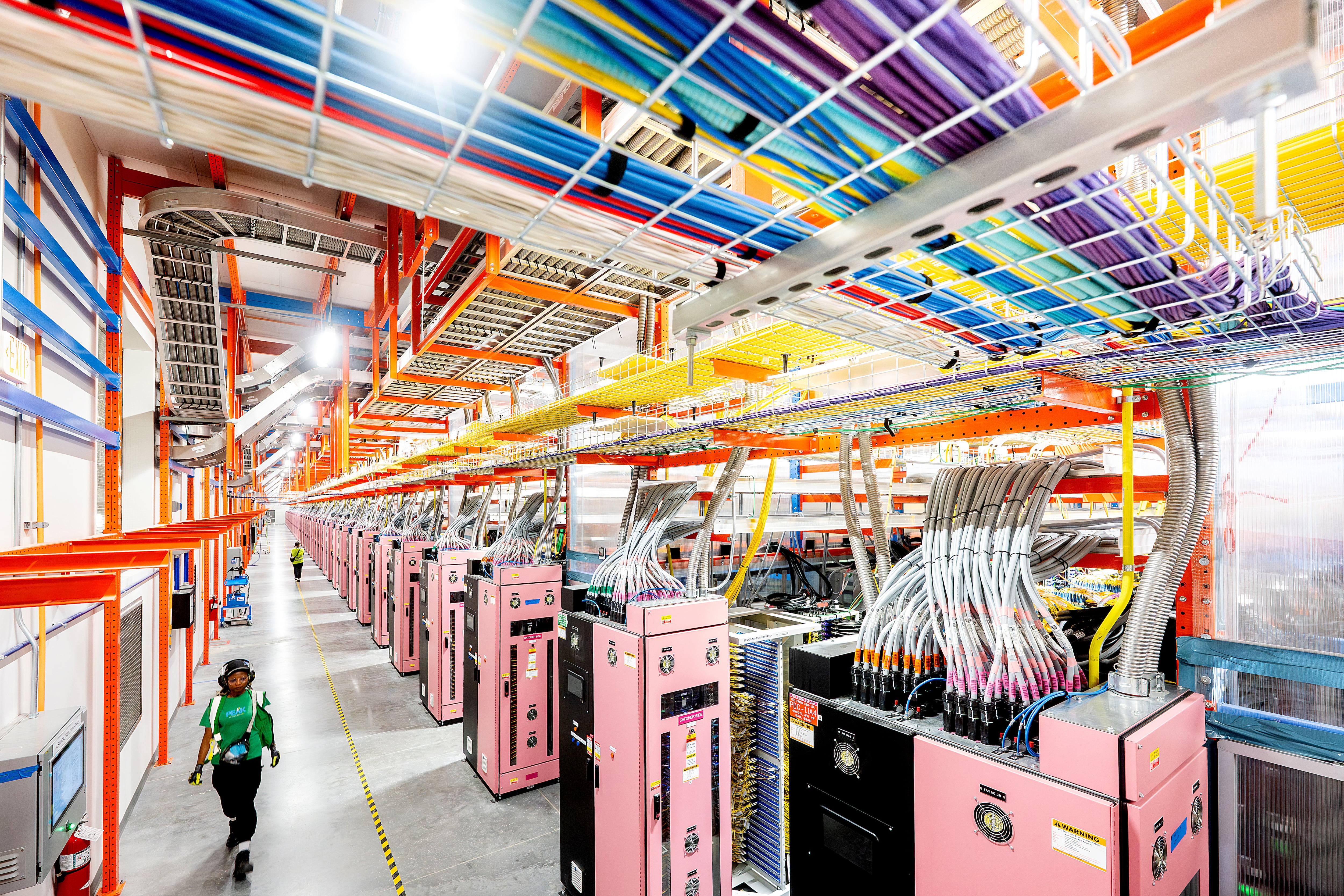 Centro de datos de AWS en Indiana (EE UU).