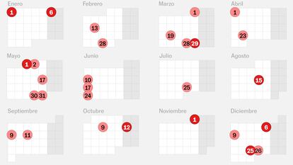 Así es el calendario laboral de 2024: cuándo es el puente de mayo y en qué comunidades es festivo