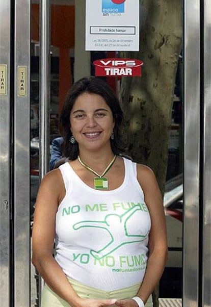 Raquel Fernández, presidenta de nofumadores.org.