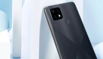 El Realme C21 en color negro